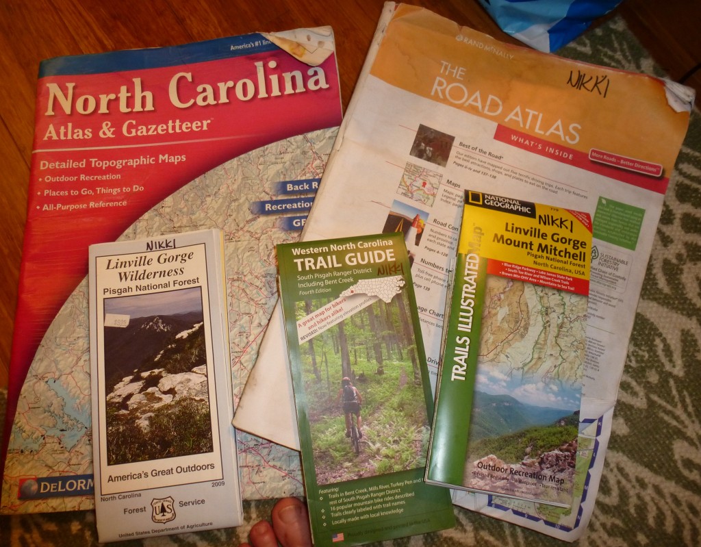 Some of the maps that I depend on.